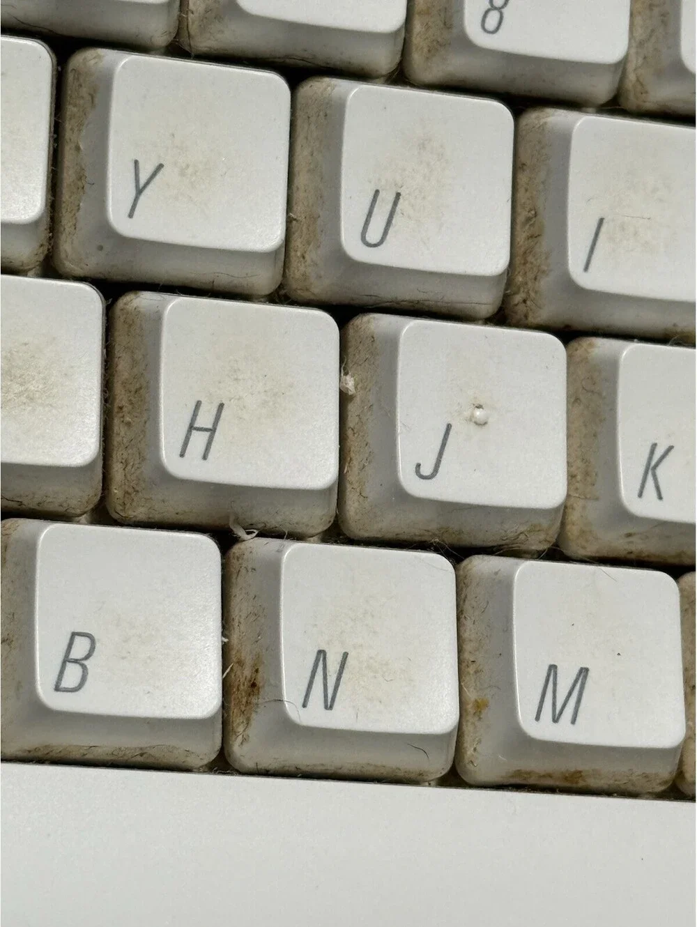 Genuine Apple Mac A1048 White Wired Full Size Keyboard English ( Asis) Read